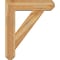 Ekena Millwork Traditional Craftsman Rough Sawn Bracket w/ Offset Brace, Western Red Cedar, 8"W x 30"D x 36"H BKT0806X30X36TRA04RWR - alternate 3